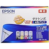 エプソン 純正 インクボトル タケトンボ TAK-4CL 4色パック