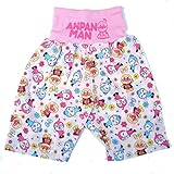 【アンパンマン】花柄 きゃらテコ 綿100％ ピンク◇90cm