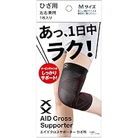 Amazon.co.jp: 白十字 ひざガード サポーター M 1個 左右共用 メッシュ