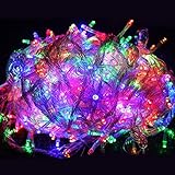 GOODGOODS LED イルミネーション クリスマスライト LED電飾 ミックス MIXカラー 500球 全長30m 連結可 防雨 防水 LD55 RGB