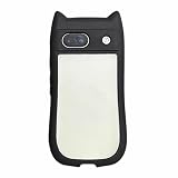 GooglePixel 7a 猫耳ケース GooglePixel7a ねこみみ ネコミミ グーグルピクセル7A 背面タイプ 背面ケース 背面カバー クリアケース 透明 背面クリア 猫耳 ネコみみ 猫 シンプル かわいい おしゃれ ブラック mimi-7a-002