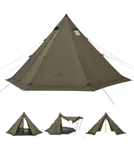 Amazon.co.jp: Naturehike Ranch fire ワンポールテント 新型難燃性