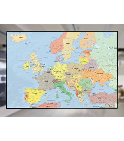 【在庫処分】Swiftmaps ヨーロッパ壁掛け地図 地政学版 SM EUR S Amazon.co.jp: Swiftmaps ヨーロッパ壁掛け地図 地政学版 SM EUR SM L