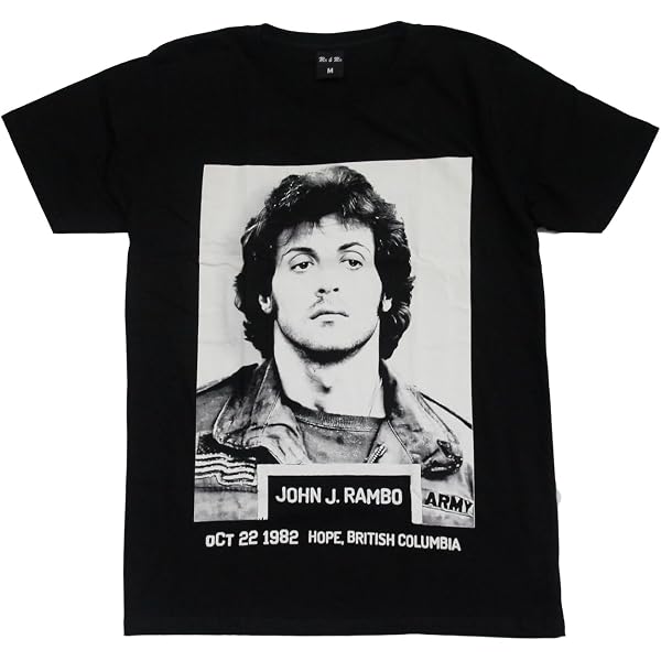 Amazon | Rambo III ジョン・ランボー Tシャツ | Tシャツ・カットソー 通販