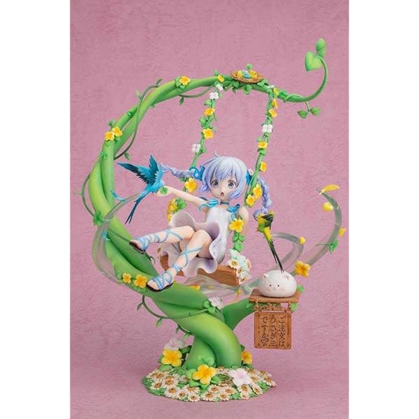チノ フィギア 花のブランコ ご注文はうさぎですか？？ チノ ～お花のブランコ～ 1/7スケールフィギュア