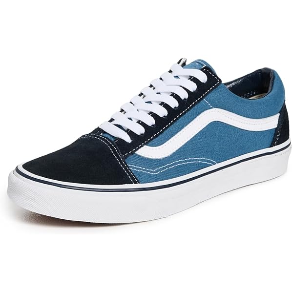 Amazon | Vans オールドスクール ネイビーブルー スケート VN-03DHNVY