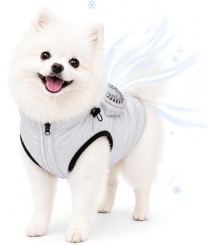 Amazon | GLULU AIR COOL WAN 犬用空調ウェア、ペット用冷却服、熱中症