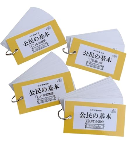 Amazon.co.jp: 地学の基本5冊セット(2026年版)MamaTeacherのカードで