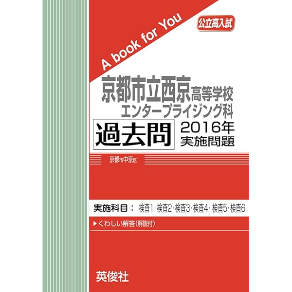 京都市立西京高等学校エンタープライジング科 過去問 2017年実施問題