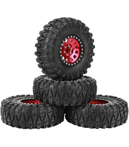 Amazon | RC クローラー タイヤ 4 個 1/12 および 1/16 スケール RC
