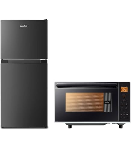 Amazon.co.jp: 【家電セット 2点】 コンフィー(COMFEE') 冷蔵庫90L黒+