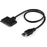 StarTech.com SATA to USB Cable - USB 3.0 to 2.5” SATA III Hard Drive Adapter - External Converter for SSD/HDD Data Transfer (