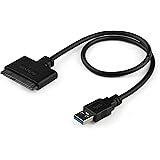 StarTech.com SATA to USB Cable - USB 3.0 to 2.5” SATA III Hard Drive Adapter - External Converter for SSD/HDD Data Transfer (