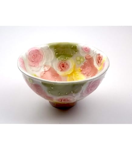 Amazon | 工房ゆずりは 紫京花 飯碗 (ご飯茶碗) 手造り 手描き 瀬戸焼