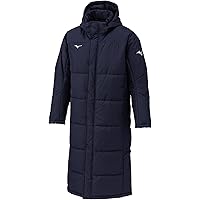 Amazon | [ミズノ] トレーニングウェア ロングダウンコート 撥水 細身