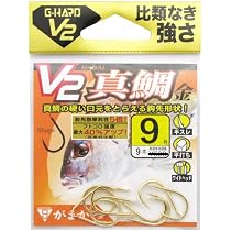 Amazon | がまかつ GHV2 V2真鯛(金)8 | Gamakatsu(がまかつ) | 完成仕掛け