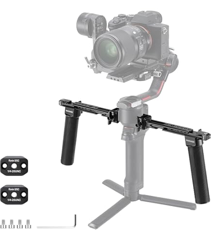 Amazon | SMALLRIG デュアルハンドルハンドグリップ DJI RS 5 / RS 4