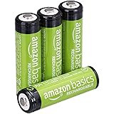 Amazonベーシック 充電池 充電式ニッケル水素電池 単3形4個セット (最小容量2000mAh、約1000回使用可能)