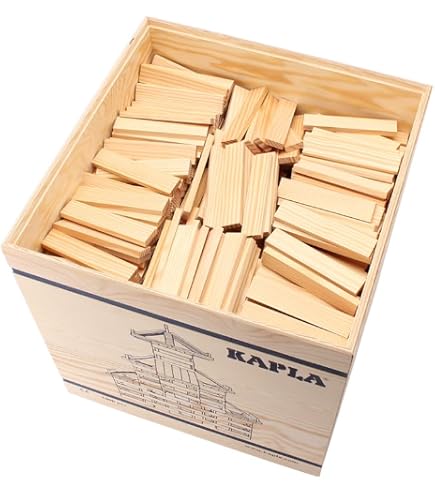 Amazon | KAPLA 木製ブロック280 茶 （初級・動物） | 積み木 | おもちゃ