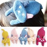 BIANHUAN ヘアピン 3点セット ヘアクリップ 猫ちゃん 色ランダム ヘアアクセサリー 子供用 髪飾り かわいい動物お 花 王冠 ヘアアクセサリー お姫様 誕生日 パーティ 記念日 イベント 写