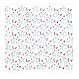 今治産タオル おくるみ 3重ガーゼケット HugMe ジラフ (ブルー)