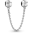 PANDORA Jewelry Family Forever Safety Chain Sterling Silver Charm