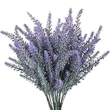 4pcs人工植毛ラベンダーブーケinパープル花アレンジメントブライダルホームDIY床ガーデンOfficeウェディングデコレーション
