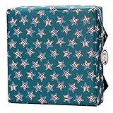 Zicac　座布団　高さが変わるクッション　食事用　4色　星柄　取り外し便利　PU+密度の高いスポンジ　子供用シートクッション　様々な椅子に適用です　2歳以上キッズにご利用可能　綺麗 (サイズ1, ダ