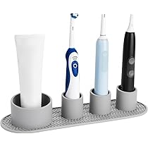 Amazon｜Linkidea 電動歯ブラシホルダー シリコン製歯ブラシ