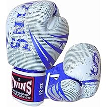 Amazon.co.jp: Twins ボクシンググローブ 本革製 TW5 Blue/White