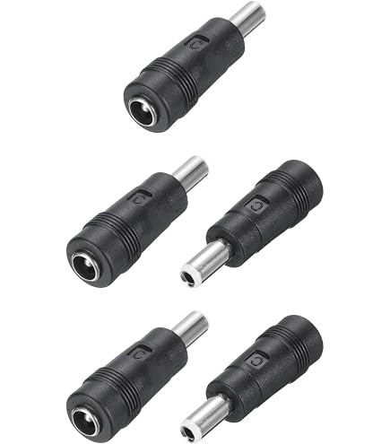 Uxcell DC Power Adapter Kit – 10 Stück 5,5 X 2,1 Mm Klinkenstecker, Vernickelt, Für Laptop & Externe Stromversorgung