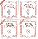 バイオリン弦 PIRASTRO TONICA トニカ 4/4サイズ 4弦セット(E線: ボール#3124スチール)