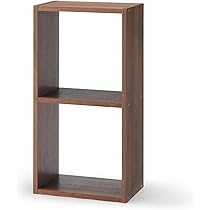 Amazon｜無印良品 スタッキングシェルフ・2段・ウォールナット材 幅42