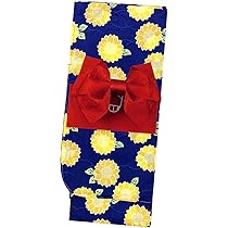 Amazon | [京都室町st．] 浴衣セット 女の子 子供 140cm 作り帯