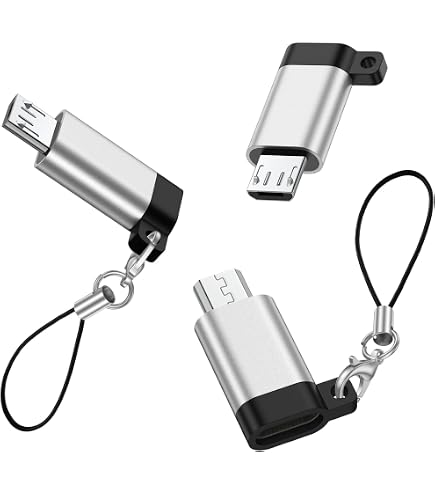Amazon.co.jp: USB C 変換アダプター 4個セット 付属ストラップ付き 