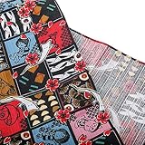 ゲゲゲの鬼太郎 ランチクロス 和柄 黒