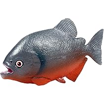 Amazon.co.jp: QUMIIRITY ピラニア 水中動物フィギュア 海魚