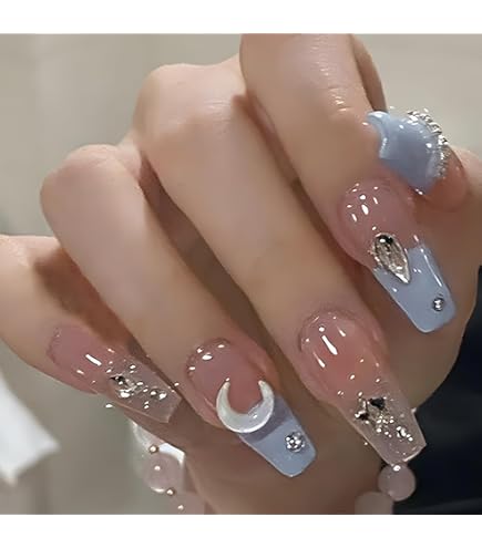 Amazon | MAEXUS ネイルチップ ギャル 24枚入り フィンガースーツ