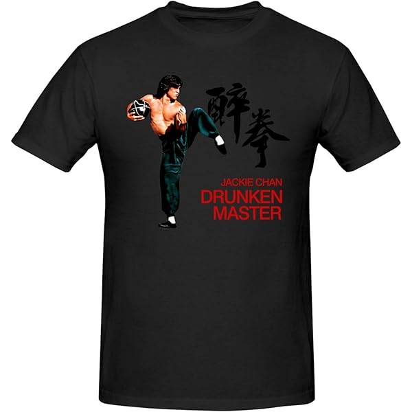 Amazon | [DWANDA] ジャッキーチェン Tシャツ 酔拳 映画 半袖 夏服 綿