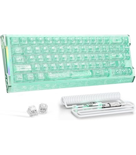 Amazon.co.jp: ATK RS6 Ultra+ 65%有線ホール効果ゲーミングキーボード