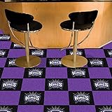 ファンマット9400 – NBA Sacramento Kings 18 " x 18 "チームカーペットタイル( 10ロゴ、10ソリッドperボックス – Appx 45 Sq Ft )