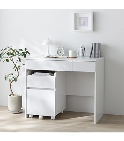 イケア(IKEA) デスク ホワイト イケア（IKEA） 【セット商品】IKEA デスク 追加ユニット 高 105x50cm