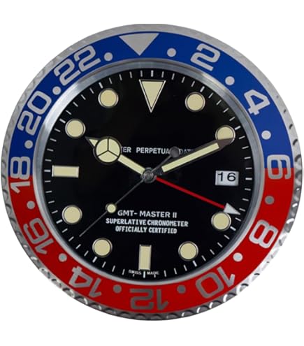 Amazon.co.jp: Ssymjh 掛け時計 電波 静音 シルバーロレックス