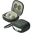 【Ringke】Galaxy Buds FE/Buds 2 Pro/Buds 2/Buds Live/Buds Pro ケース ONYX TPU ギャラクシー バッズ2 耐衝撃 保護 ワイヤレス充電 (カラビナ付き) - Dark Green