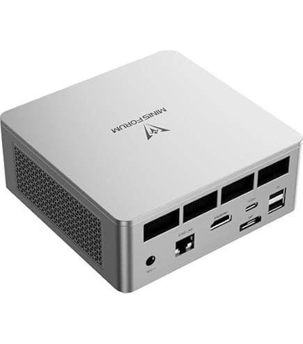 MINIS FORUM Mini PC UM680 Slim, AMD Ryzen 7 6800H CPU 8C/16T up to