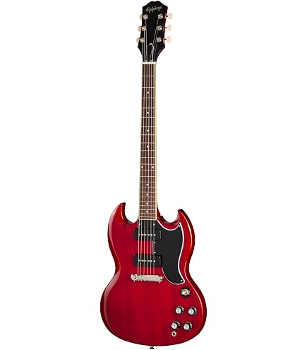 Amazon | Epiphone/Inspired by Gibson SG Special P-90 Cherry Red