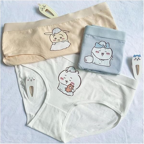 Amazon | ちいかわ ショーツ レディース うさぎ ハチワレ 純綿