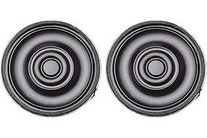 uxcell ステレオスピーカー 内蔵マグネットスピーカー ラップトップスピーカー 0.5W 16 Ohm 36mm直径 2個入り
