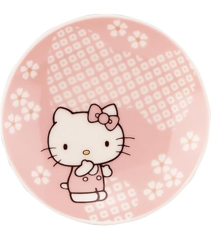 Amazon｜サンリオ (SANRIO) 「 ハローキティ 」 50周年 キティー 皿