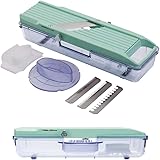 【Amazon.co.jp 限定】ベンリナー(Benriner) 万能野菜調理器 デラックスセット ライトグリーン 11-DX-G